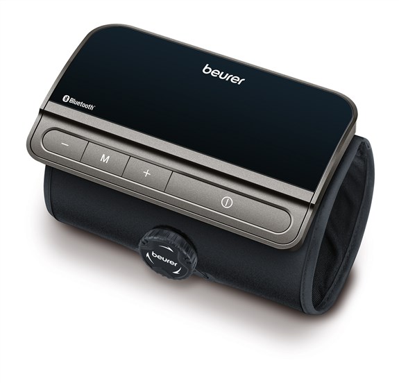 Beurer BM-81 Tensiomètre de Bras Bluetooth avec Bracelet Intégré EasyLock pour Suivi de la Pression Artérielle