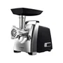 Bosch MFW67440 Hachoir à Viande 700W Noir avec Pieds Antidérapants, Acier Inoxydable, Bouchon à Saucisse et Plateau de Rangement