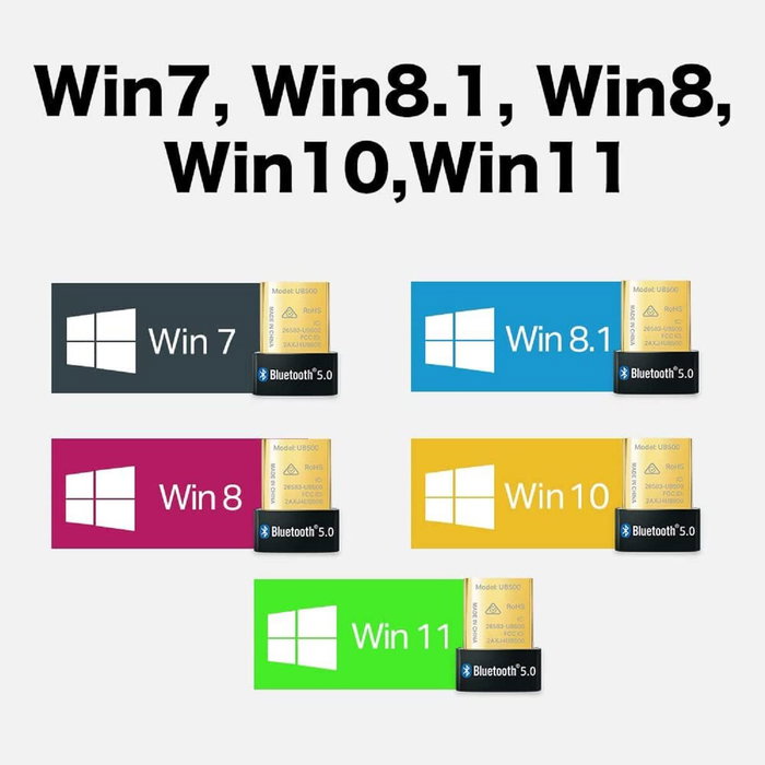 TP-LINK Adaptateur Bluetooth USB 5.3 UB500 Double Bande Dongle pour PC Sans Fil - Noir