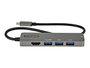 StarTech Docking Station USB-C Hub Multiport DKT31CSDHPD3 avec HDMI 4K, Ethernet, PD 100W