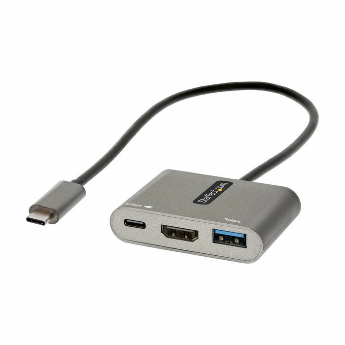 Adaptateur USB C vers HDMI Startech CDP2HDUACP2 Argent Adaptateur USB C vers HDMI Startech CDP2HDUACP2 Argent