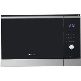 Continental Edison CEMO25GINE Four micro-ondes grill encastrable 25 L noir inox, 59.5 x 38.8 x 40.1 cm