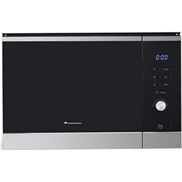 Continental Edison Micro-ondes grill encastrable 25L Noir Inox