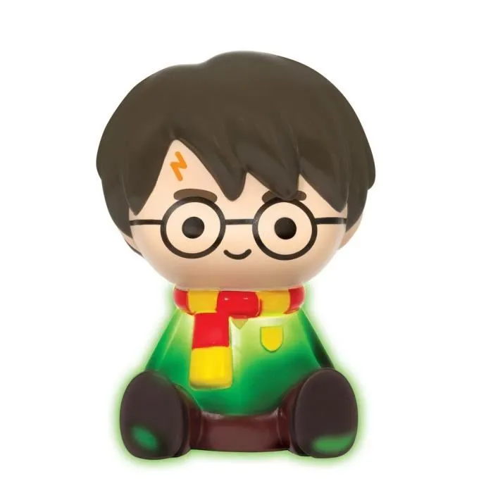 Lexibook HARRY POTTER - Veilleuse LED 3D à changement de couleurs (bleu, jaune, rouge, vert) - Format poche 13 cm - Alimentation piles incluses