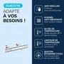 Grohe Precision Feel Mitigeur thermostatique de douche mural chromé - Fonctions EcoJoy et EcoButton pour économie d'eau - Garantie 5 ans