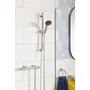 Grohe Precision Feel Mitigeur thermostatique de douche mural chromé - Fonctions EcoJoy et EcoButton pour économie d'eau - Garantie 5 ans