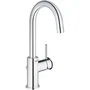 GROHE Mitigeur lavabo monocommande pivotant chromé, taille L, économie d'eau, débit 5 l/min, hauteur 209 mm, perçage monotrou 34 mm
