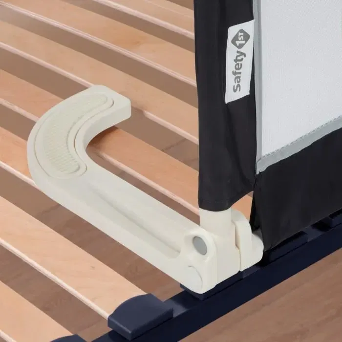 Safety 1st Barrière de lit portable pliable, 18 mois-5 ans, En tissu maille, Facile à installer et transporter, Idéale pour les voyages