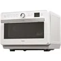 Whirlpool JT469WH - Micro-ondes posable combiné 33 L 6ème sens Combi Crisp Vapeur - Blanc - Puissance 1000 W - Cavité Inox - Plateau 36 cm