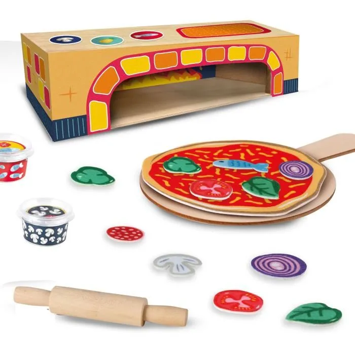 Ses Creative Kit de jeu Four à Pizza avec Ingrédients pour Pizzaiolo