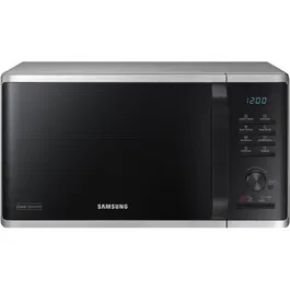 Samsung Micro-ondes Solo MS23K3555ES, 23L Acier Inoxydable, Contrôle Électronique, Fonction Maintien au Chaud et Décongélation