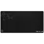 The G-Lab PAD BARIUM - Tapis de Souris Gaming XXL - 900 x 450 x 3 mm - Surface micro-texturée, base antidérapante et bords cousus - Noir