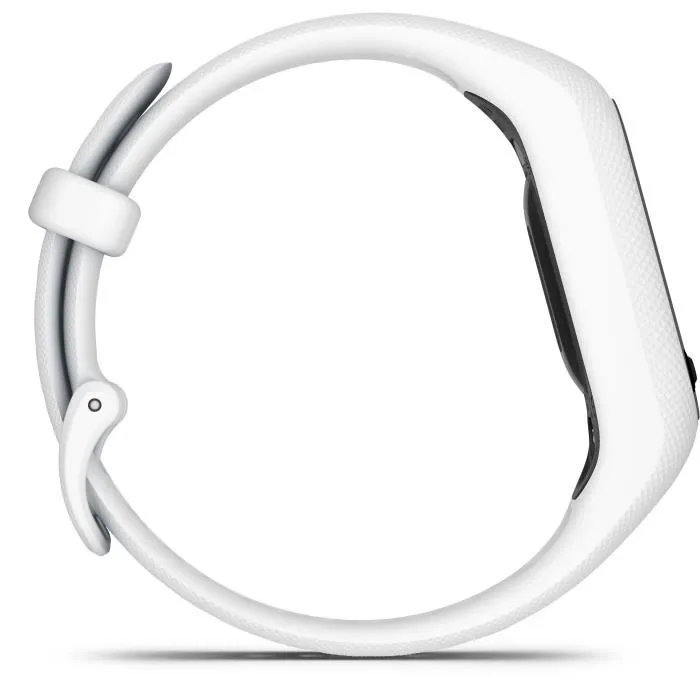 Garmin Vivosmart 5 - Bracelet d'activité connecté blanc - Suivi fréquence cardiaque, stress, sommeil, Body Battery, notifications