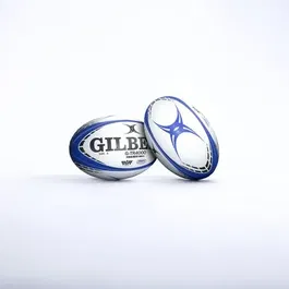 Gilbert GTR4000 - Ballon de rugby d'entraînement Taille 5 - Couleur marine - Pour entraînements et collection