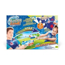Canal Toys Hydro Blaster Game - Jeu de bataille d'eau avec 2 pistolets à eau et 2 dossards cibles qui changent de couleur, portée 10 mètres