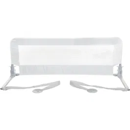 Dreambaby Barrière de lit extra large Phoenix, pliable et portable, 110 x 45.5 cm (L x H), blanche, pour lit plat ou à lattes