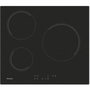 Candy CH63CT Plaque de cuisson vitrocéramique 3 foyers Noir