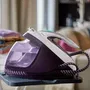Philips GC9660/30 PerfectCare Elite Plus - Centrale vapeur, 7.5 bars, 2700W, 155g/min, 1.8L, semelle T-ionicGlide, blanc/violet