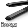 BaByliss ST255E Sleek Finish Lisseur avec Températures Digitales et Plaques Tourmaline Céramique