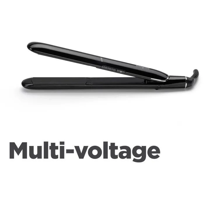 BaByliss ST255E Sleek Finish Lisseur avec Températures Digitales et Plaques Tourmaline Céramique