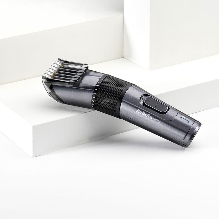 Babyliss Tondeuse à cheveux E976E Titanium, Lames Inox, 26 longueurs (0.5-25mm), Autonomie 60 min, Sans fil