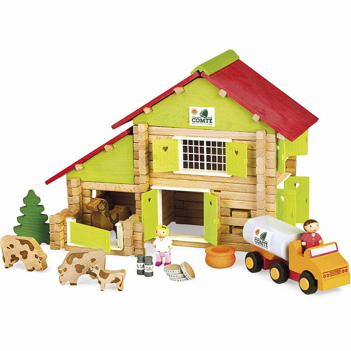 Jeujura Ma Ferme en bois - 180 pièces