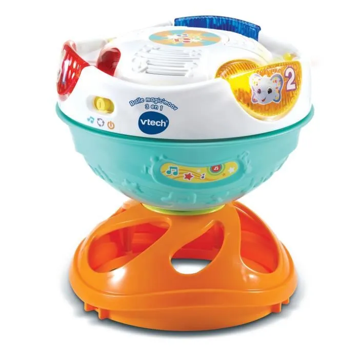 VTECH BABY Balle Magic'Moov 3 en 1 Jouet Bébé Interactif 9-36 Mois Motricité Globale Sons Lumineux
