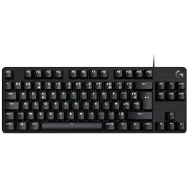 Logitech G Clavier Gamer Mécanique G413 TKL SE AZERTY Filaire - Switches Tactiles, Touches PBT, Rétroéclairage - Noir