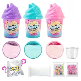 Canal Toys SO DIY So Slime Fluffy - Kit de 3 shakers Slime Fluffy parfumés avec figurine surprise - SSC 101 - Créatif dès 6 ans