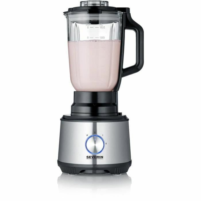 Severin KM3892 Robot Multifonctions 1200 W Inox et Noir avec Blender 1,5 L Severin KM3892 Robot Multifonctions 1200 W Inox et Noir avec Blender 1,5 L