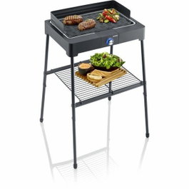 SEVERIN Barbecue électrique PG8568 2200W avec grille fonte d'aluminium