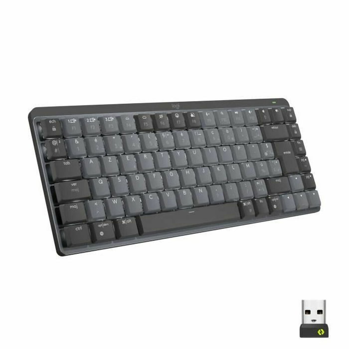 Logitech MX Mechanical Mini - Clavier Mécanique Sans Fil AZERTY - Graphite