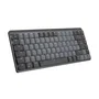 Logitech MX Mechanical Mini - Clavier mécanique sans fil compact AZERTY avec rétroéclairage, connectivité Easy-Switch 3 appareils - Graphite