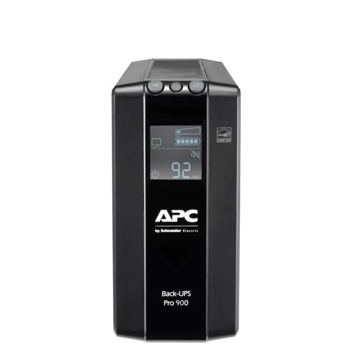 APC Back-UPS Pro BR900MI - Onduleur 900VA/540W - 6 Prises - USB - 230V - Noir APC Back-UPS Pro BR900MI - Onduleur 900VA/540W - 6 Prises - USB - 230V - Noir