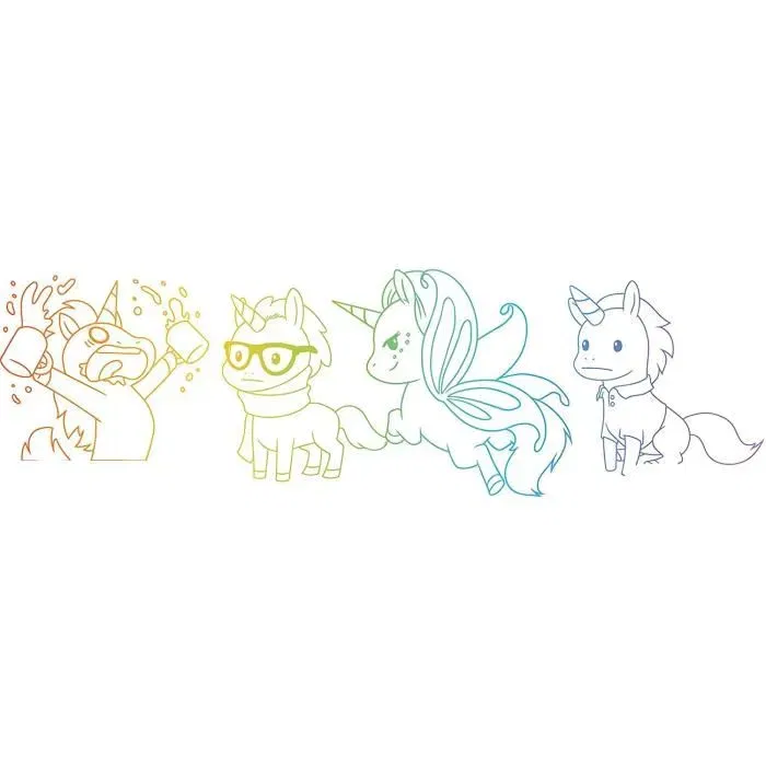 Asmodee Unstable Unicorns - Jeu de cartes stratégique familial de 2 à 8 joueurs, à partir de 8 ans, durée 30-60 minutes, en français