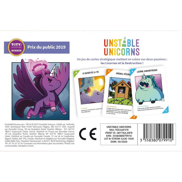 Asmodee Unstable Unicorns