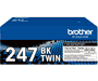 Brother TN-247BK TWIN Pack de 2 cartouches de toner noir original