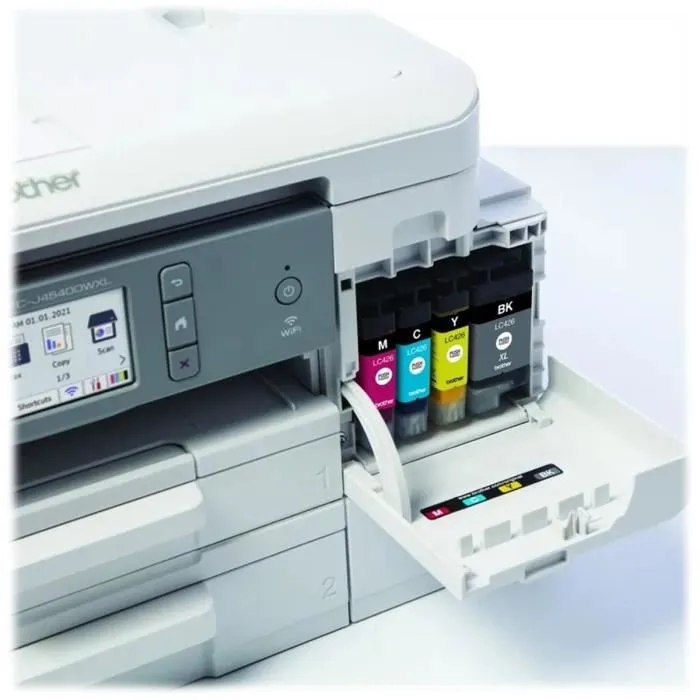 Brother LC426VAL - Pack de 4 cartouches d'encre - Noir, Cyan, Magenta, Jaune - Compatible MFC-J4335DWXL, MFC-J4340DW, MFC-J4535dw Brother LC426VAL - Pack de 4 cartouches d'encre - Noir, Cyan, Magenta, Jaune - Compatible MFC-J4335DWXL, MFC-J4340DW, MFC-J4535dw