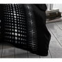 Home Linge Passion Parure de couette STEEVY Noir et Gris, 220x240 cm
