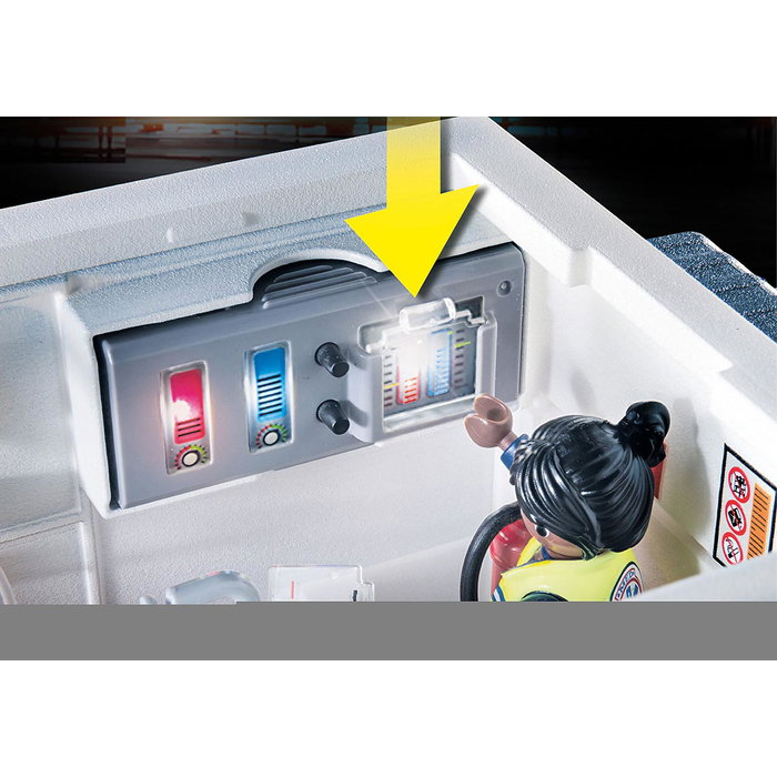 Playmobil 70936 Ambulance américaine City Action avec secouristes, patient et lumières, jouet pour enfants dès 5 ans Playmobil 70936 Ambulance américaine City Action avec secouristes, patient et lumières, jouet pour enfants dès 5 ans