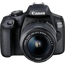 Canon EOS 2000D avec objectif EF-S 18-55 IS II