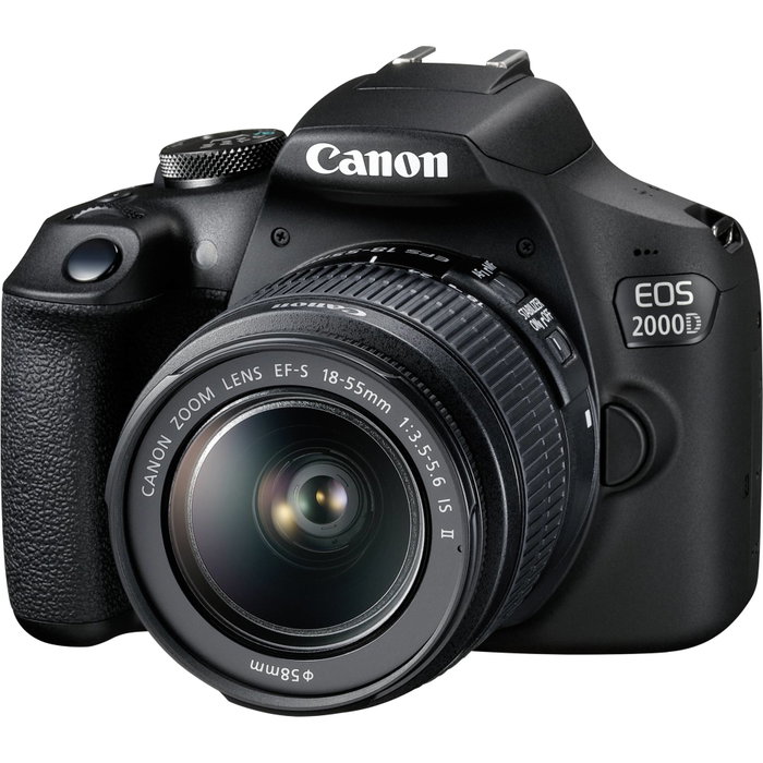 Canon EOS 2000D avec objectif EF-S 18-55 IS II Canon EOS 2000D avec objectif EF-S 18-55 IS II