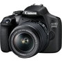 Canon EOS 2000D avec objectif EF-S 18-55 IS II