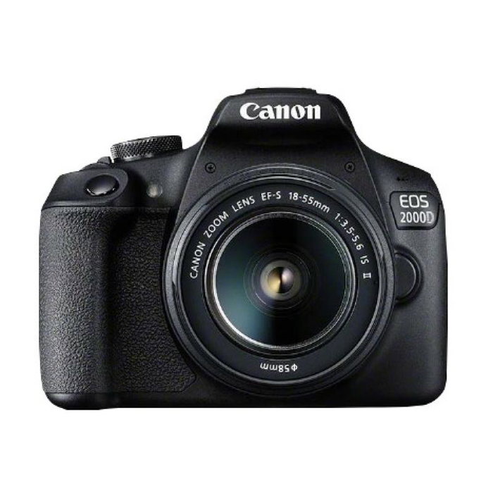 Canon EOS 2000D Appareil photo reflex 24.1 MP - Noir Canon EOS 2000D Appareil photo reflex 24.1 MP - Noir