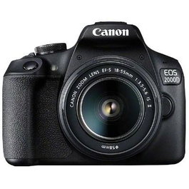Canon 2728C003 Appareil photo reflex EOS 2000D avec capteur 24.1 MP - Noir