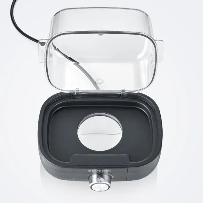 Severin Cuiseur à Œufs EK3166, Capacité 6 Œufs, 3 Modes de Cuisson (Œufs Durs, Mollets, à la Coque), 420 W, sans BPA