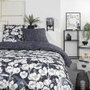 TODAY Parure de lit Mawira Bleu marine Motif Floral