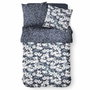 TODAY Parure de lit Mawira Bleu marine Motif Floral
