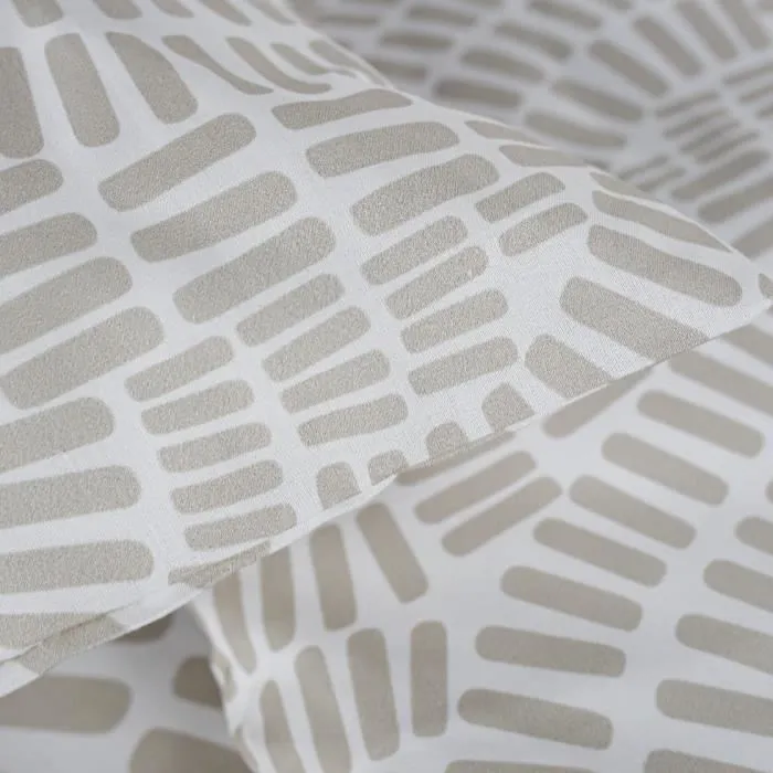 Today Ensemble de linge de lit 2 personnes 260 x 240 cm 100% Coton Motif Ethnique Beige Today Ensemble de linge de lit 2 personnes 260 x 240 cm 100% Coton Motif Ethnique Beige