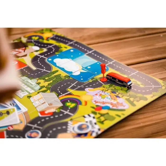 Dujardin - Jeu de société Mille Bornes Pat' Patrouille - Jeu collaboratif La Pat' Patrouille sauve la Grande Vallée - Pour enfants